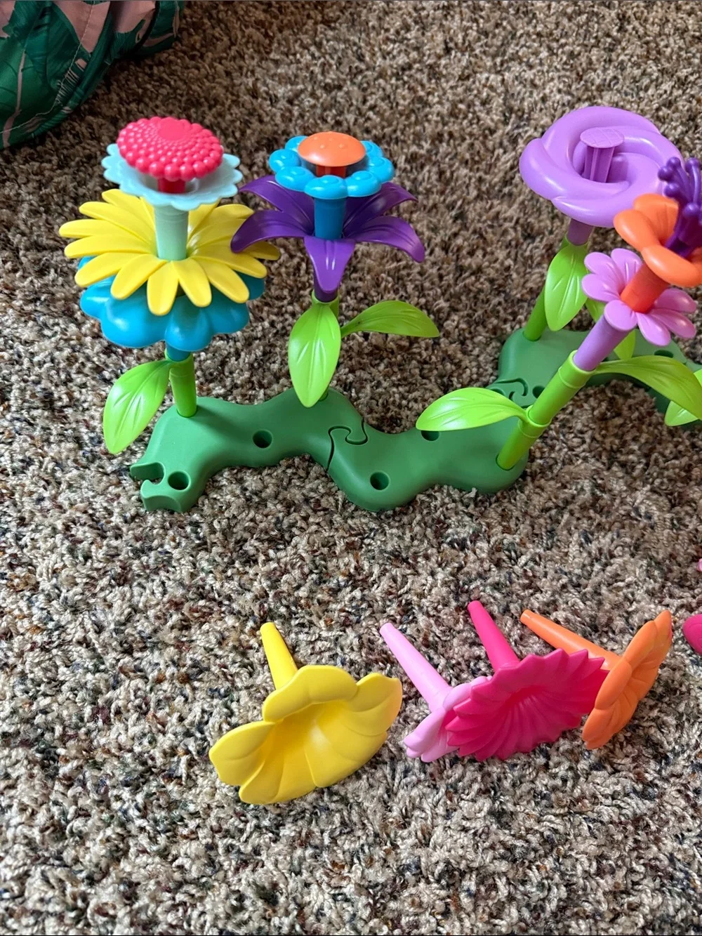 Colorful Garden Building Flower Set for Kids - Multicolor